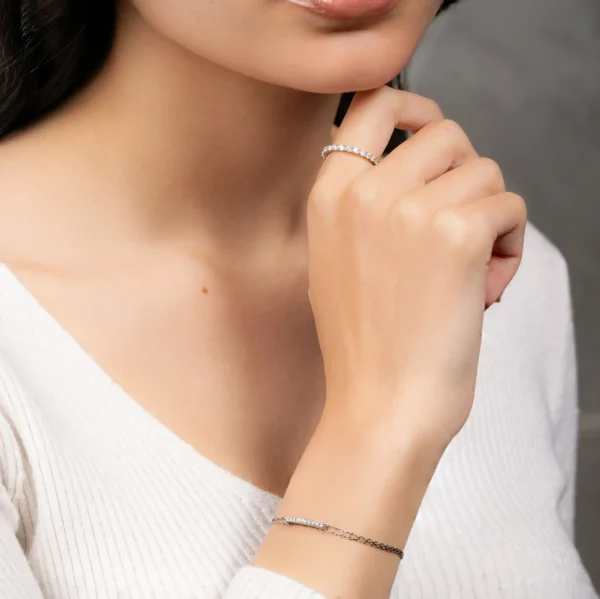 Diamond Bar Bracelet